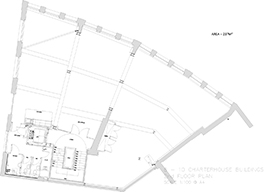 9-10 Charterhouse Buildings 2nd, Typical Floor Plan